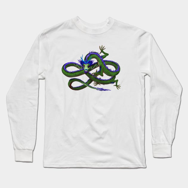 Dragon Long Sleeve T-Shirt by lucamendieta